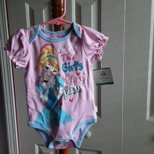 Disney Pink and Blue Princess Bodysuit
